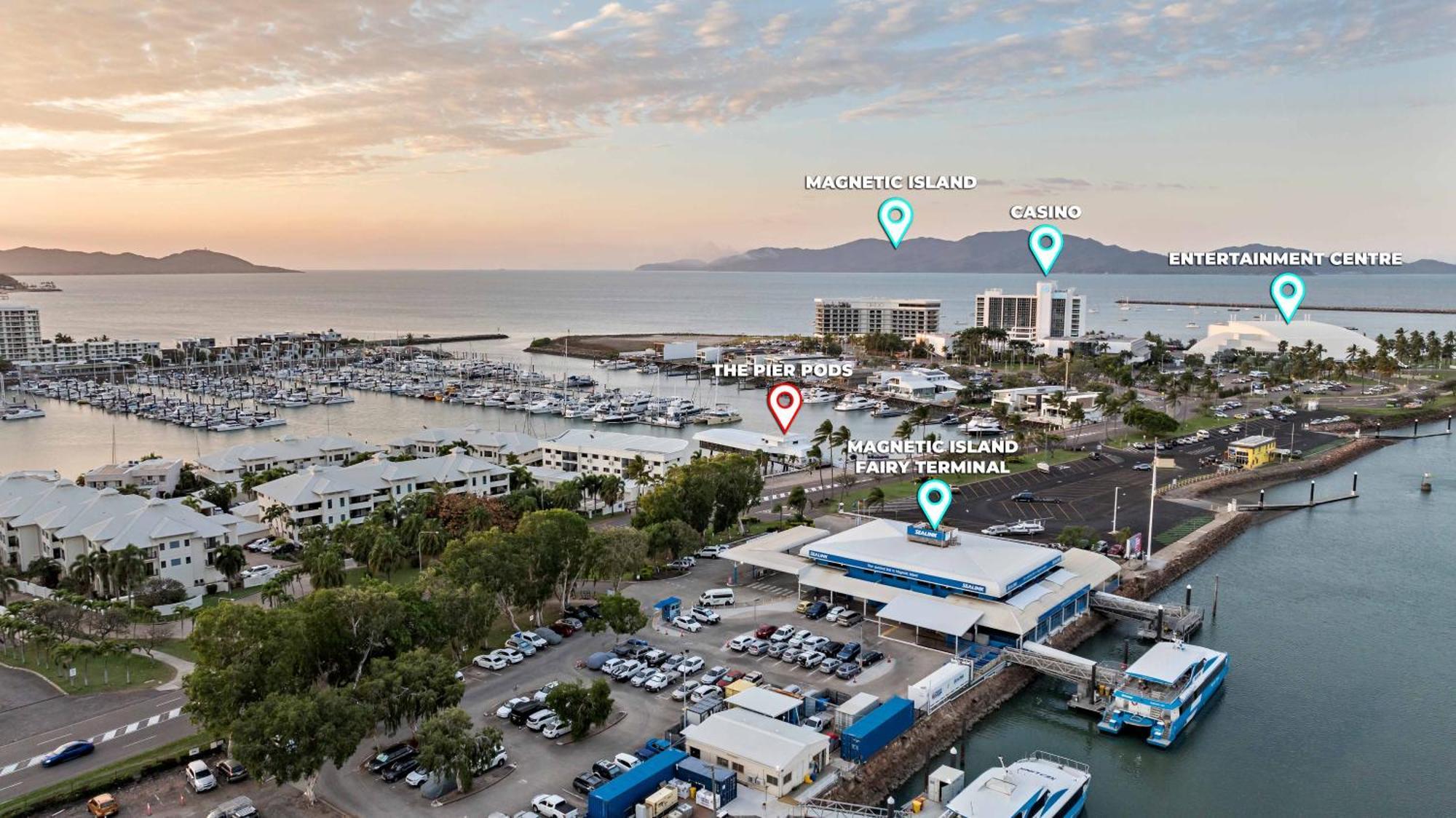 The Pier Pods On The Water- 50M From Townsville Bus Terminal And Ferry Terminal- Passport Id Requried Extérieur photo